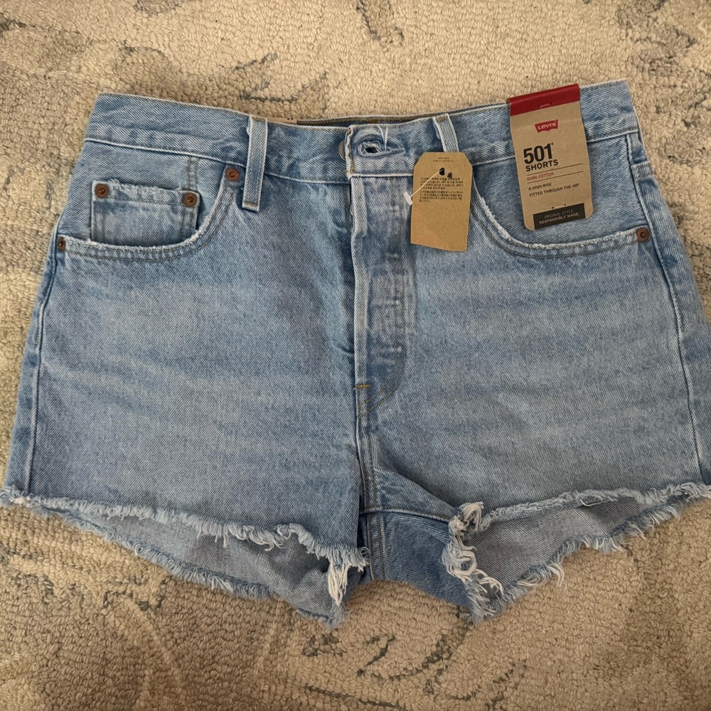 Levi’s High Rise Blue Jean Shorts- NWT- size 29
